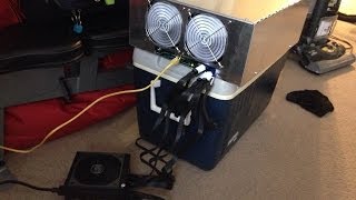 KNCminer Jupiter Unboxing and Setup [upl. by Atrim160]