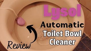 Lysol Power Toilet Bowl Cleaner Worth it [upl. by Eelinnej]