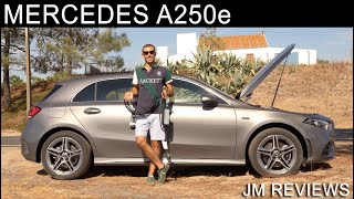 Mercedes A250e 2020  O PRIMEIRO Classe A PlugIn De SEMPRE  JM REVIEWS 2020 [upl. by Eimyaj]