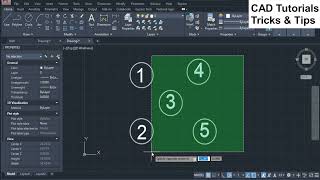 AutoCAD I 0328 Window and Crossing Selection [upl. by Ennovihc]