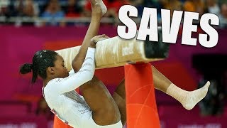 Amazing gymnastics saves  Compilation [upl. by Lundell]