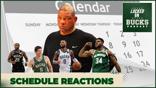 Instant reaction to the Milwaukee Bucks 202425 schedule release [upl. by Mello]