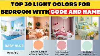 2024 Light Color Combination For Bedroom  Asian Paints Bedroom Light Colour Combination With Code [upl. by Eldrida]