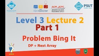 Problem ICPC Live Archive  Bing It  Level 3 Lecture 2 Part 1  JCPC Summer Training 2018 [upl. by Assiroc722]