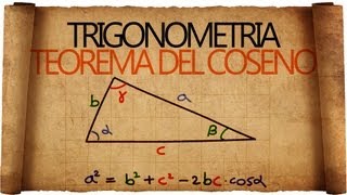 Teorema del Coseno in Trigonometria  Spiegazione ed esercizi classici [upl. by Asnerek]