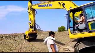 LampT SL230 Slop Compactor on 20T Hydraulic Excavator [upl. by Marketa]