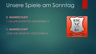 17032024 Spiele der SG DKC  KSC 81 Hockenheim [upl. by Gnilyarg]