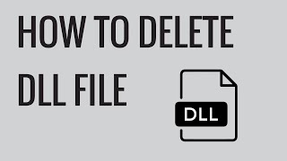 How to delete dll files [upl. by Genaro]