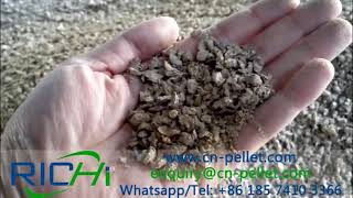 Testing Pellet Crumbler Machine [upl. by Ennayllek]