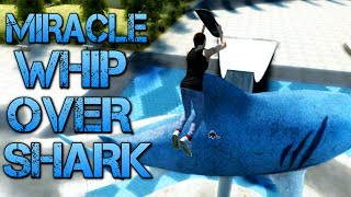 Skate 3  Part 10  MIRACLE WHIP OVER SHARK  Learning to flip [upl. by Neelahs]