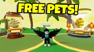 FREE PET GIVEAWAY in Clicker Simulator Live [upl. by Eillime]