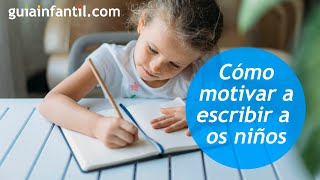 Consejos para iniciar a los niños en la escritura [upl. by Karlens393]