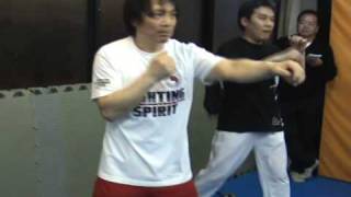 seido kaikancoach minatoyas technique seminer punch [upl. by Docilu]