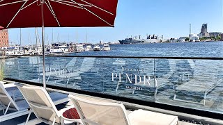 SAGAMORE PENDRY BALTIMORE PIER HOTEL amp RESTAURANT REVIEW VISIT  1715 Thames St BALTIMORE USA [upl. by Elisabet]