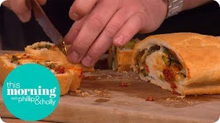 The Hairy Bikers Spicy Sausage Stromboli  This Morning [upl. by Erdne]