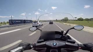 Prueba bmw c600 sport [upl. by Adnilec]