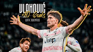 All 40 Goals scored by Vlahović with Juventus [upl. by Kooima]