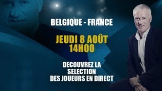 Equipe de France  Conférence de Didier Deschamps en direct jeudi 8 à 14h00 [upl. by Nnylorac]