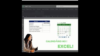 Criando um Calendário Automatizado no Excel [upl. by Laverna788]