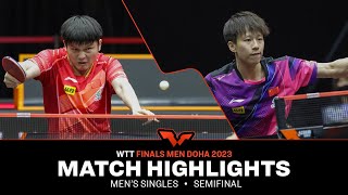 Fan Zhendong vs Lin Gaoyuan  MS SF  WTT Finals Men Doha 2023 [upl. by Hadleigh]