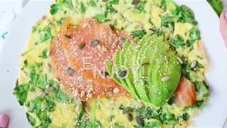 High Protein Breakfast Omelette Recipe  Eatlean [upl. by Skelton]