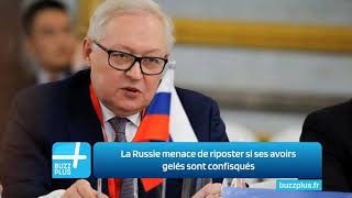 La Russie menace de riposter si ses avoirs gelés sont confisqués [upl. by Leitnahs]