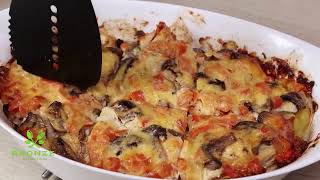 CHICKEN CASSEROLE W MUSHROOM amp POTATOES KETO FRIENDLY [upl. by Ezirtaeb837]