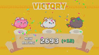 BBP Axie Infinity Arena Gameplay 2600 MMR  Bird Beast Plant  End of Season 18 Rank2191 [upl. by Kimbra683]