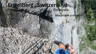 Engelberg Via ferrata Switzerland [upl. by Assirem]