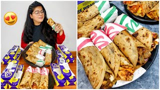 Ordered ALL JUMBO Signature Wraps from FAASOS  Tried ENTIRE menu  Food Challenge India [upl. by Netsirc]