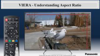 Panasonic  Television  Function  How to use the Aspect Ratio [upl. by Lah]