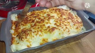 gratin de choufleur au four recette rapide  un déliceasmr اطيب بروكلي بالفرن سهل و سريع التحضير [upl. by Nyrol]