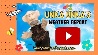 Unka Unkas Weather Report 72724 Saturday morning cartoons Ricochet Rabbit puppet video [upl. by Nayve]