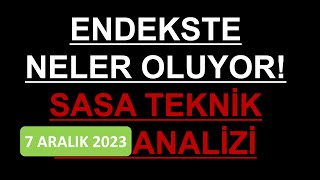 ENDEKS ANALİZİ VE SASA HİSSE TEKNİK ANALİZİ borsa bist100 hisse borsaistanbul [upl. by Gnel]