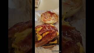 Wendys Baconator Combo Review Part 2 foodshorts wendys wendysbaconator [upl. by Enyleuqcaj917]