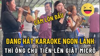 Đang Hát Karaoke Cực Sung Thì Ông Chú Giật Micro và Cái Kết Hài Hước  TIN TỨC TỐI [upl. by Naillik]