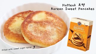 LETS TRY BEKSUL HOTTEOK MIX  HOTTEOK 호떡 KOREAN SWEET PANCAKE [upl. by Noirred]