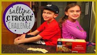 SALTINE CRACKER CHALLENGE CHEATER [upl. by Aikaz]