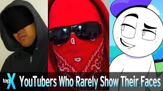 Top 10 YouTubers Who Rarely Show Their Faces [upl. by Kingsbury]