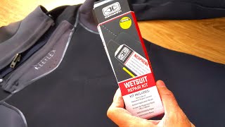 How To Repair a Wetsuit Oddly Satisfying [upl. by Graig]