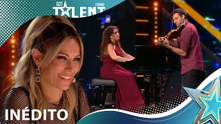 El temazo de SHAKIRA y BZRP solo con un piano y un violin  Inéditos  Got Talent 2023 [upl. by Ytissahc]