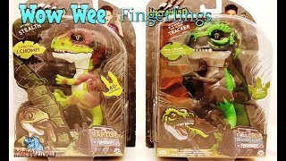 WowWee Untamed Fingerlings  Velociraptor amp TRex  Review 260 german [upl. by Ttelracs447]