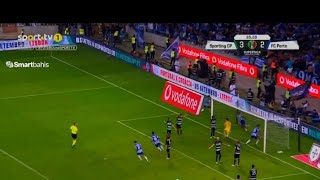 Highlights Goal Wenderson Galeno  Sporting 33 FC Porto Portugal Super Cup Final [upl. by Fulbright]