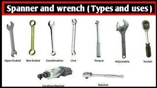 spanner types and names  wrench types and uses [upl. by Rust]