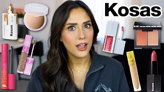 FULL FACE OF KOSAS MAKEUP  watch BEFORE you buy [upl. by Torrance320]