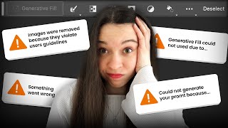 FIX ALL PROBLEMS with Photoshop Generative Fill [upl. by Otnicaj]