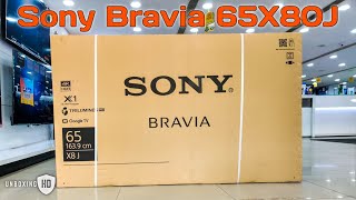 Sony Bravia  65X80J  4K Ultra HD  Google TV  Unboxing [upl. by Trefor]