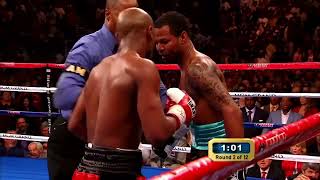 FLOYD MAYWEATHER VS SHANE MOSLEY ROUND 2  SERMON IN LIFE  ANCHOR DOWN [upl. by Hintze239]