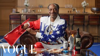 11 Things Snoop Dogg Carries in His Olympic Bag  In the Bag  Vogue [upl. by Nylloh]