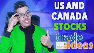 TRADE IDEAS I SCANNERS MOSTLY FOCUS ON US AND CANADA STOCKS [upl. by Allsopp]